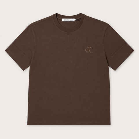Calvin Klein | Round Neck | Brown