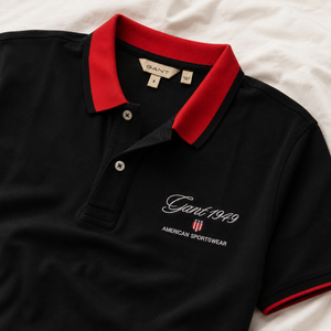 Gant | Polo T-Shirt | Black