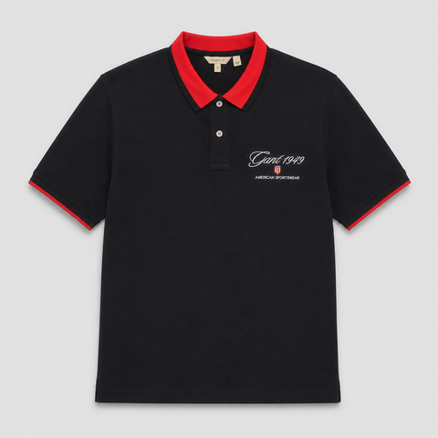 Gant | Polo T-Shirt | Black