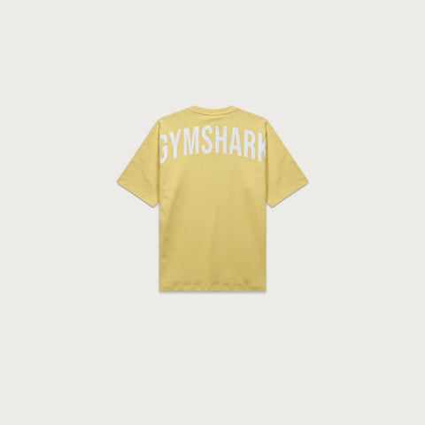GymShark | Yellow Round Neck T-Shirt