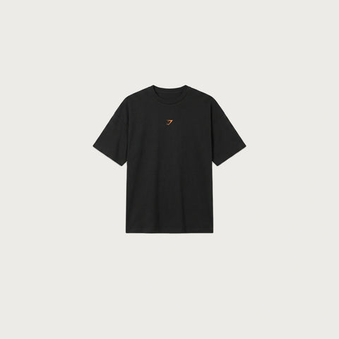 GymShark | Black Round Neck T-Shirt