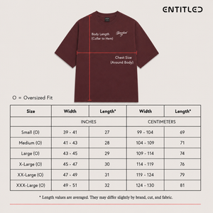 GymShark | Oversized Round Neck T-Shirt | Maroon