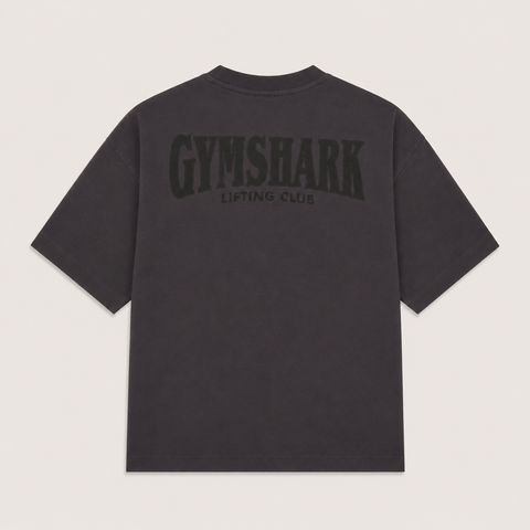 GymShark | Oversized Round Neck T-Shirt | Black