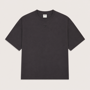 GymShark | Oversized Round Neck T-Shirt | Black