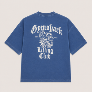 GymShark | Oversized Round Neck T-Shirt | Light Blue