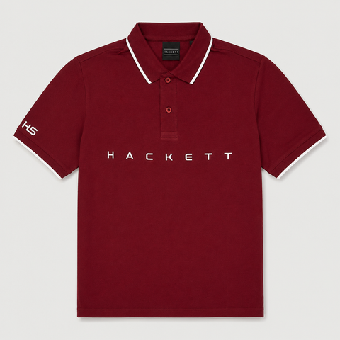 Hackett | Polo T-Shirt | Maroon