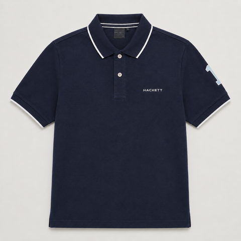 Hackett | Polo T-Shirt | Navy Blue