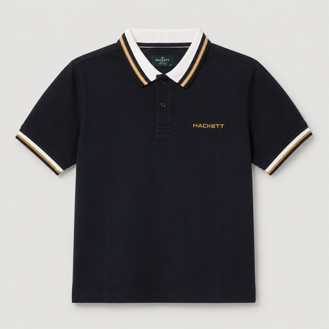 Hackett | Polo T-Shirt | Black