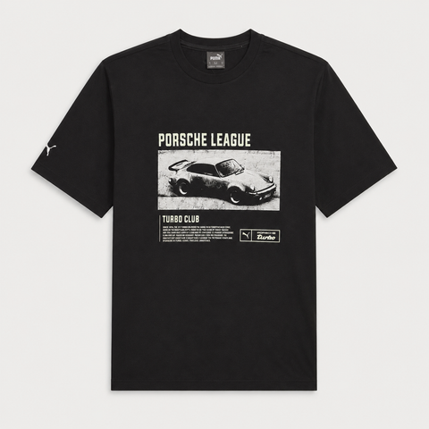 Puma | Black Round Neck T-Shirt