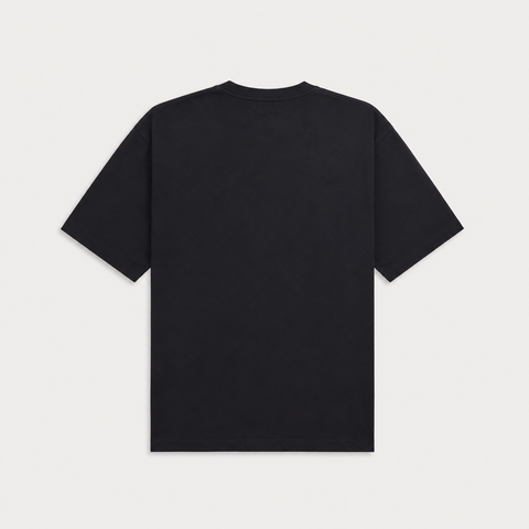 Young LA | Oversized Round Neck T-Shirt | Black