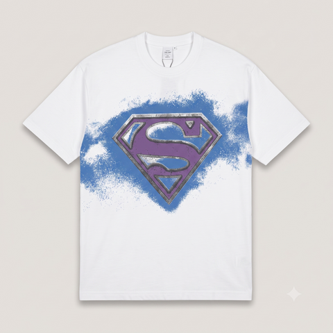 Young LA | Oversized Round Neck T-Shirt | White