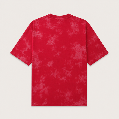 Young LA | Oversized Round Neck T-Shirt | Red