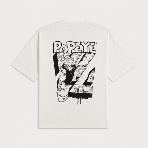 Young LA | Oversized Round Neck T-Shirt | White