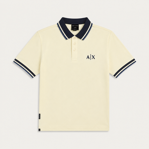 Armani Exchange | Beige Polo T-Shirt