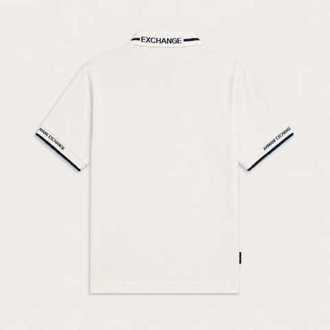 Armani Exchange | White Polo T-Shirt