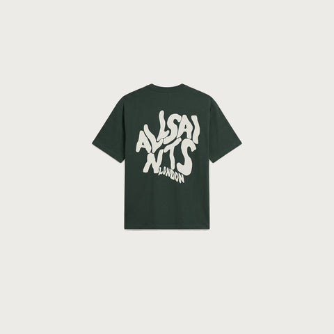 AllSaints | Green Round Neck T-Shirt