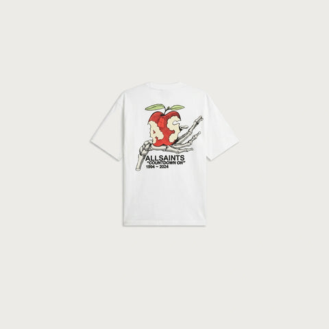AllSaints | White Round Neck T-Shirt