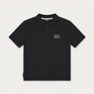 Armani Exchange | Black Polo T-Shirt