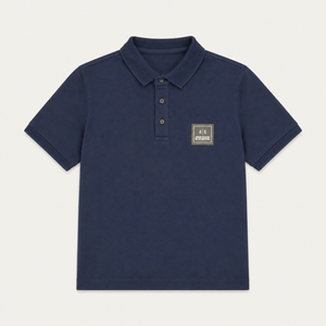 Armani Exchange | Navy Blue Polo T-Shirt