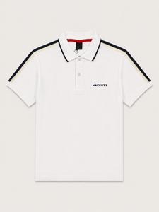 Hackett | White Polo T-Shirt